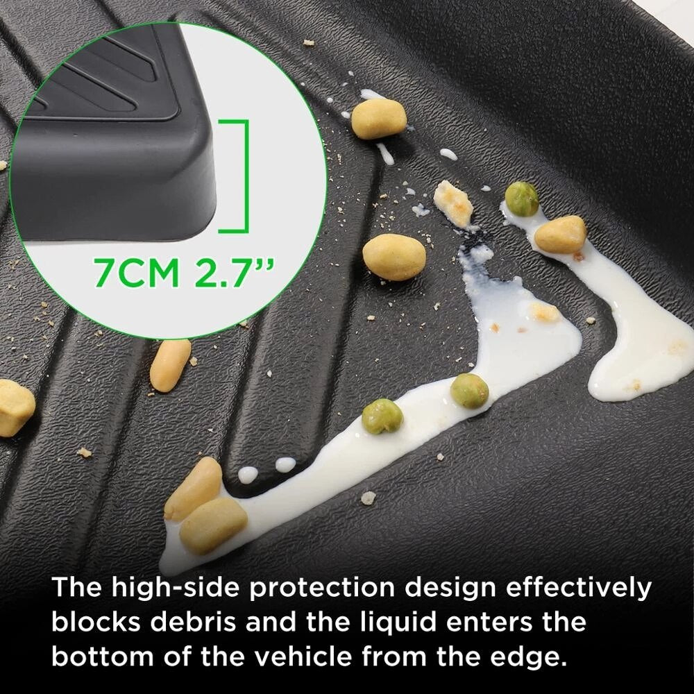 Car Accessories TPE Environmentally Waterproof Non-slip Foot Pad For Tesla Model3 2023 Complete Set Custom All-Weather Floor Mat