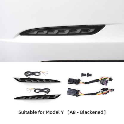Car Exterior Accessories LED Light Rear Bumper Lights Fog Lamps Turn Signals Light For Tesla Model 3 Model Y 2023