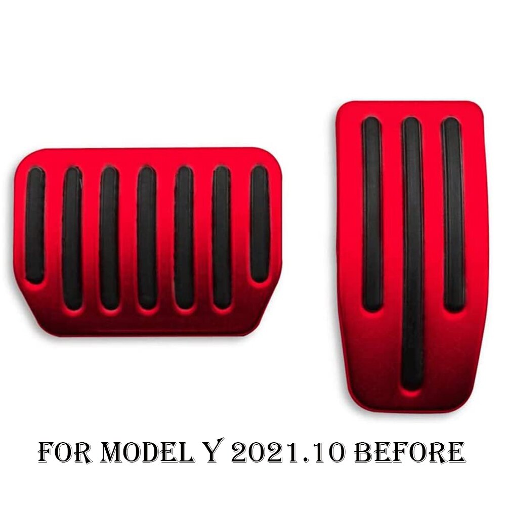 Car Foot Pedal Pads Covers for Tesla Model Y 2022 2021 Non Slip Performance Gas &amp; Brake Pedals Accessories Pedal Cover