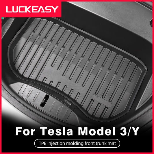 For Tesla Model 3 Model Y 2021-2023 Front Trunk Mat Wear-resistant Pads Lower Trunk Mat Car Interior Accessories