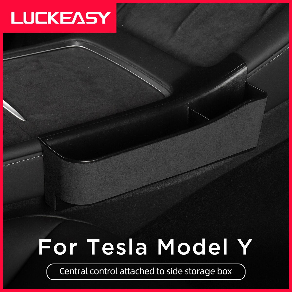 For Tesla Model 3 Y 2021-2023 Car Seat Crevice Storage Box Central Control Hanging Side Container Box Auto Interior Accessories