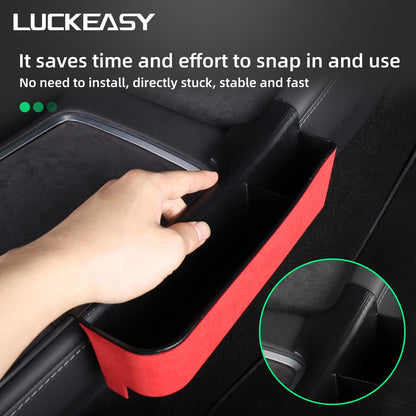 For Tesla Model 3 Y 2021-2023 Car Seat Crevice Storage Box Central Control Hanging Side Container Box Auto Interior Accessories