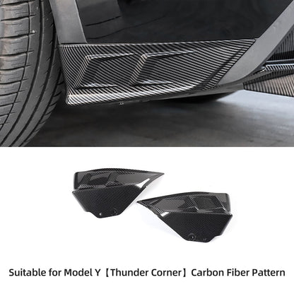 For Tesla Model Y 2021-2023 Car Rear Bumper Protect Corner Modification Anti-Collision Protector Decorative Accessories