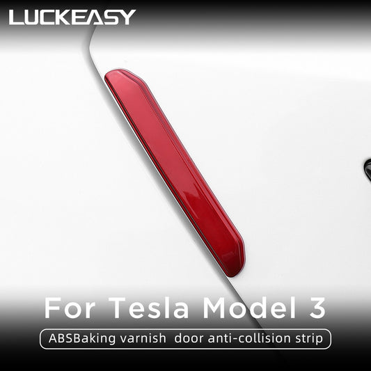 For Tesla Model3 ModelY 2020-2023 ABS Paint Car Door Anti-collision Strip Auto Exterior Accessories Body Protector Stickers