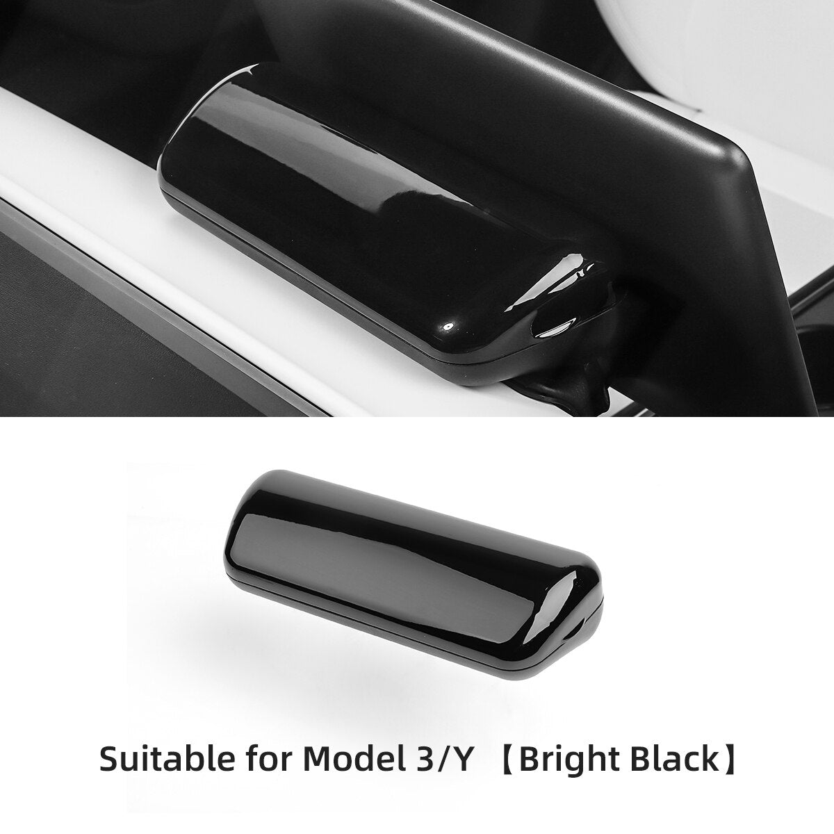 For Tesla Model3 ModelY 2021-2023 Car Modification Accessories ABS Glasses HolderStorage Box Dashboard Sunglasses Case Organizer