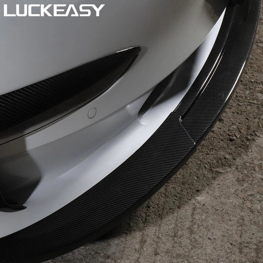 LUCKEASY For Tesla Model 3 2023 Exterior Modification Exterior Front Chassis Protection Car Head Chassis Decoration Accessories