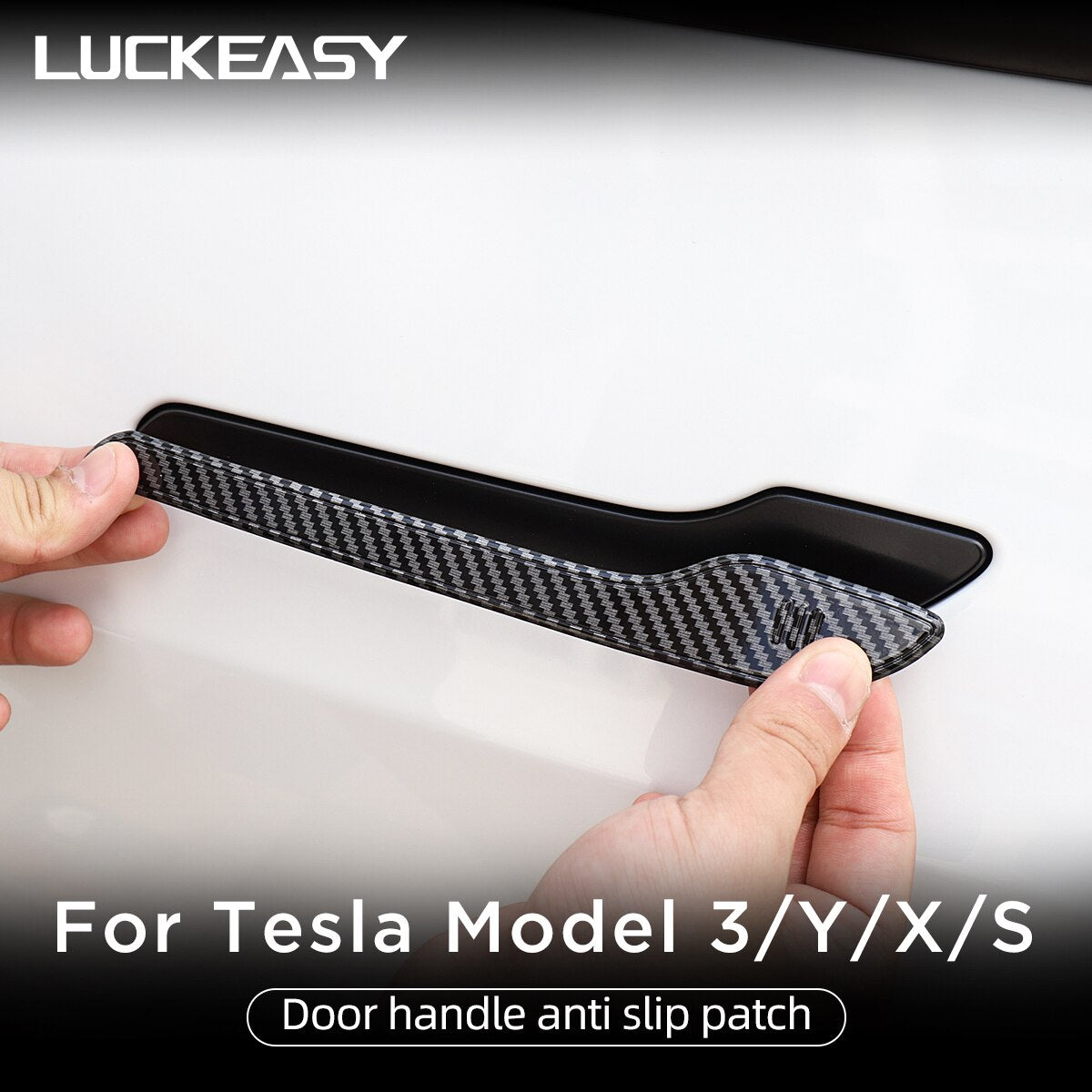 For Tesla Model 3 Y S 2016-2023 Car Accessories Door Handle Patch ABS Door Handle Decoration Stickers