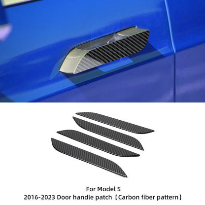 For Tesla Model 3 Y S 2016-2023 Car Accessories Door Handle Patch ABS Door Handle Decoration Stickers