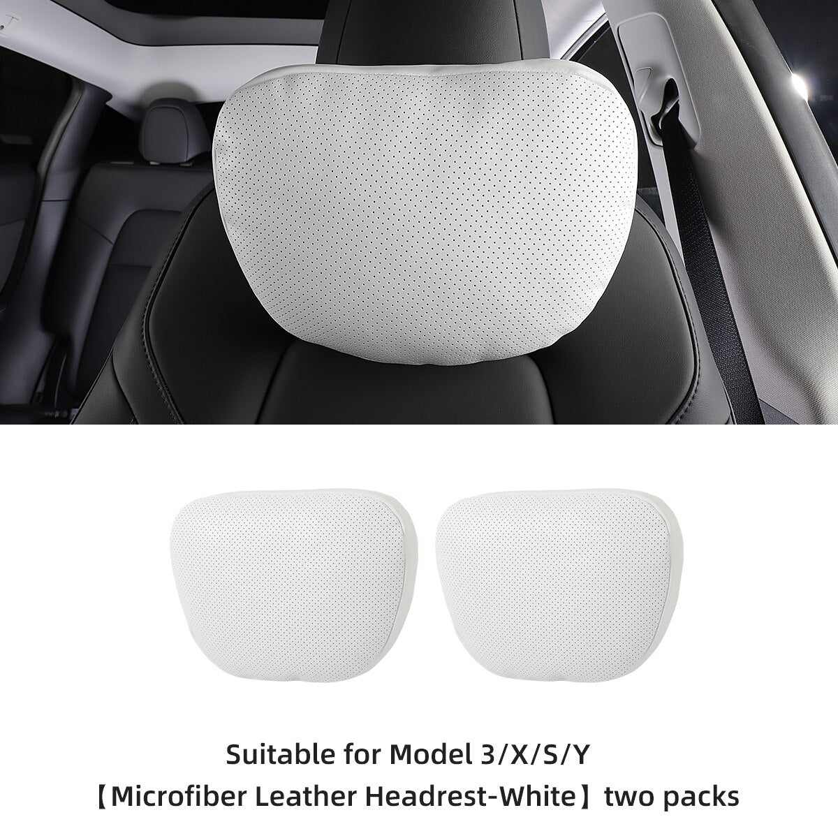 For Tesla Model 3 Y X S Neck Headrest Pillow Car Accessories Head Support Neck Protector Pillow Cushion