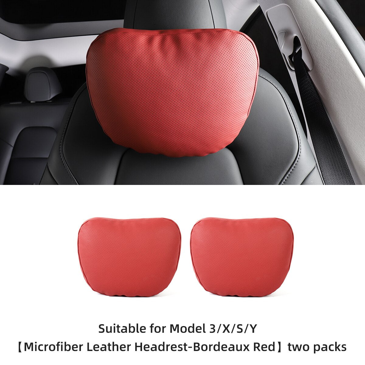 For Tesla Model 3 Y X S Neck Headrest Pillow Car Accessories Head Support Neck Protector Pillow Cushion