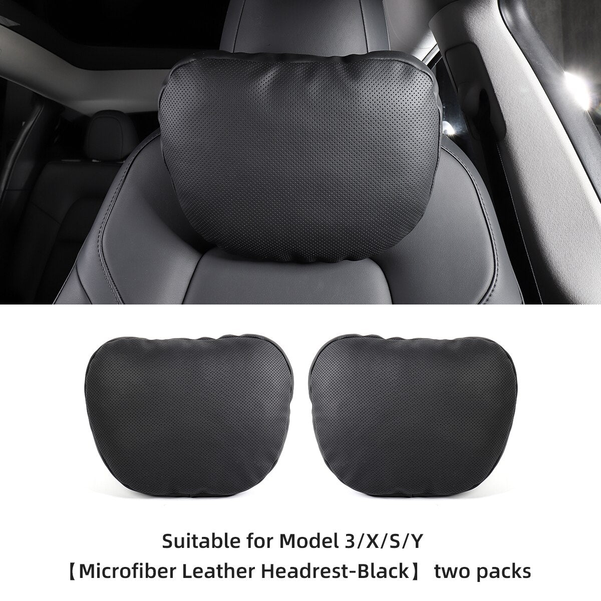 For Tesla Model 3 Y X S Neck Headrest Pillow Car Accessories Head Support Neck Protector Pillow Cushion