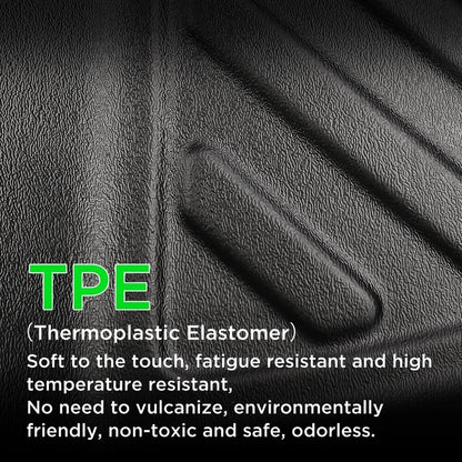 Car Accessories TPE Environmentally Waterproof Non-slip Foot Pad For Tesla Model3 2023 Complete Set Custom All-Weather Floor Mat