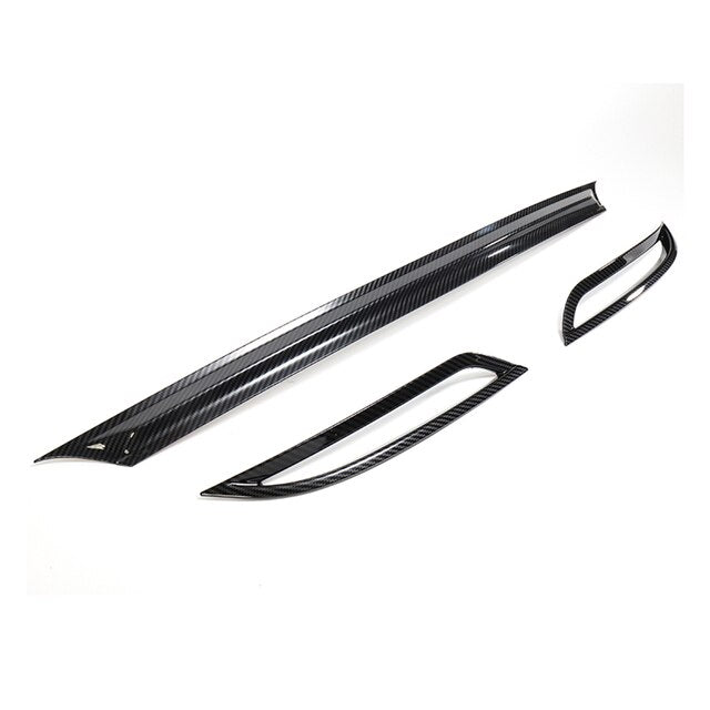 Car Rear Fog Lamp Trim With Led Lights Decoration Strip For Tesla Model 3 Exterior Modification Accessories ABS Model3 2017-2023