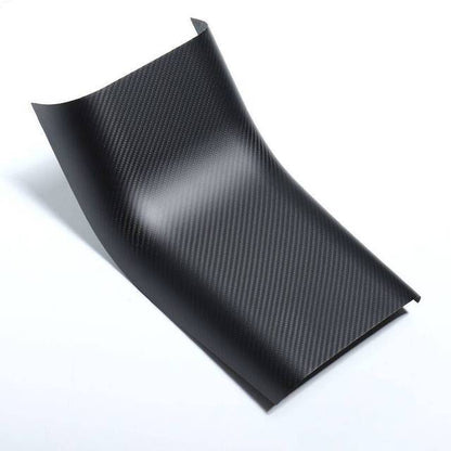 Car Steering Wheel Central Control Sticker For Tesla Model Y 2021-2023 Door Window Button Column Shift Matte Carbon Fiber Patch