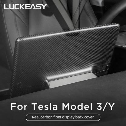 Car Steering Wheel Central Control Sticker For Tesla Model Y 2021-2023 Door Window Button Column Shift Matte Carbon Fiber Patch