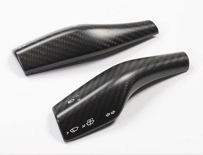 Car Steering Wheel Central Control Sticker For Tesla Model Y 2021-2023 Door Window Button Column Shift Matte Carbon Fiber Patch