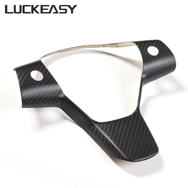 Car Steering Wheel Central Control Sticker For Tesla Model Y 2021-2023 Door Window Button Column Shift Matte Carbon Fiber Patch