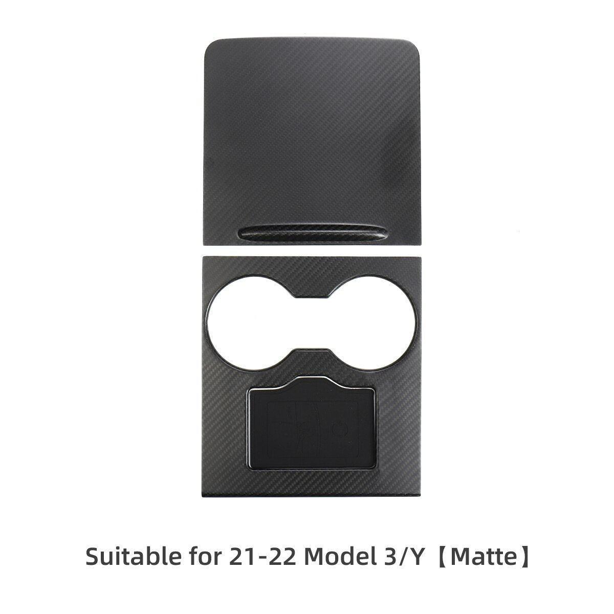 Car Steering Wheel Central Control Sticker For Tesla Model Y 2021-2023 Door Window Button Column Shift Matte Carbon Fiber Patch