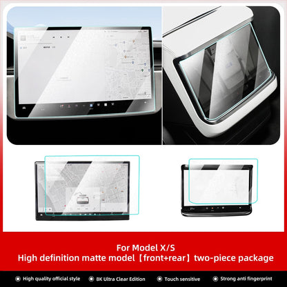 Center Control Touchscreen Car Navigation Touch Screen Protective Film For Tesla Model3 ModelY Model X S 2017-2023 Tempered Film