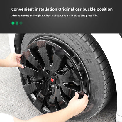 For Tesla Model 3 2023 Wheel Cap 18 Inch  All-inclusive Hubcap Replacement Wheel Cover Kit Modification Accessories