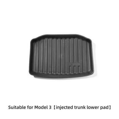 For Tesla Model 3 Model Y 2021-2023 Front Trunk Mat Wear-resistant Pads Lower Trunk Mat Car Interior Accessories