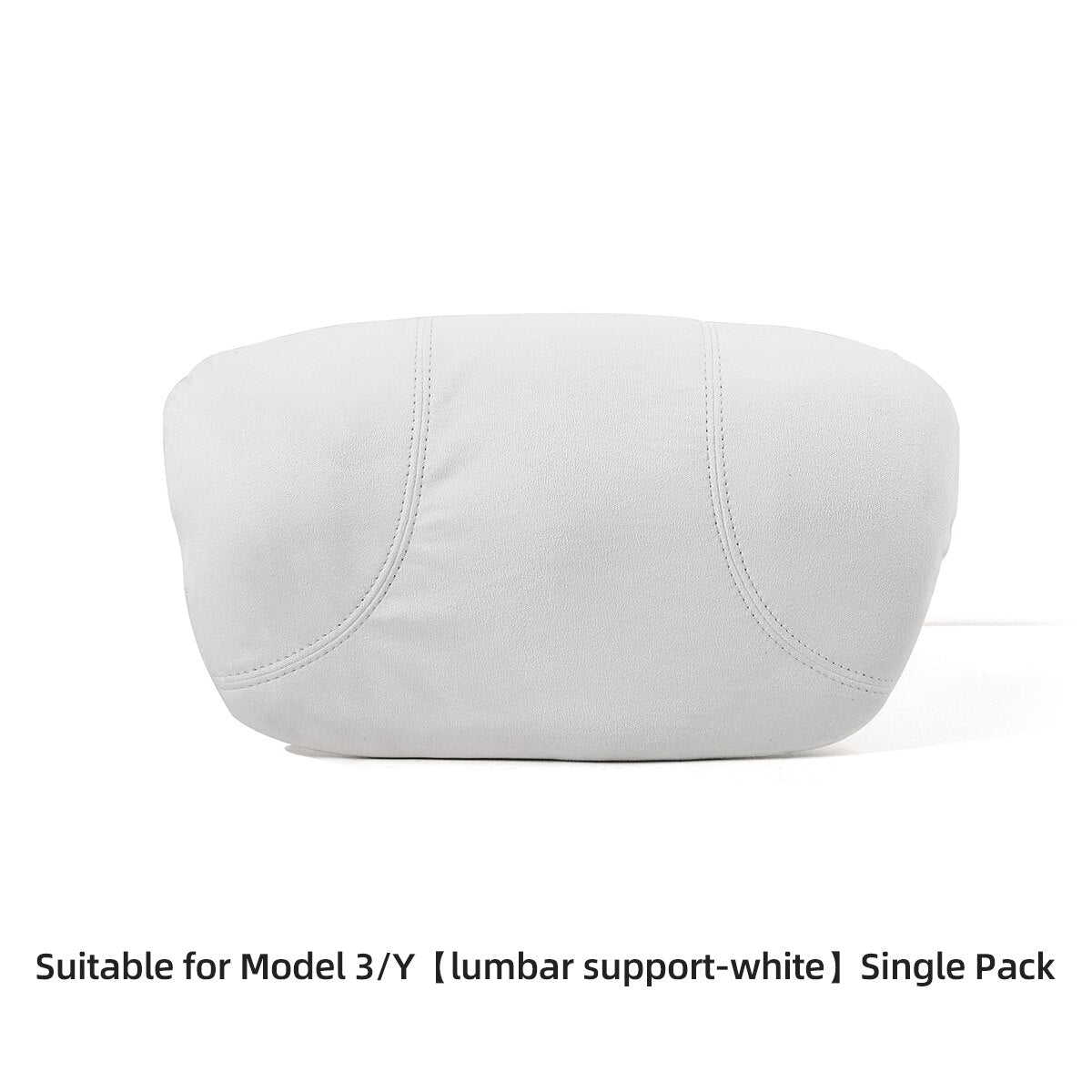For Tesla Model 3 Model Y Car Neck Seat Pillow Interior Accessories Car Memory Foam Suede Travel Headrest Lumbar Pillow