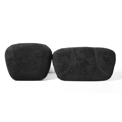 For Tesla Model 3 Model Y Car Neck Seat Pillow Interior Accessories Car Memory Foam Suede Travel Headrest Lumbar Pillow