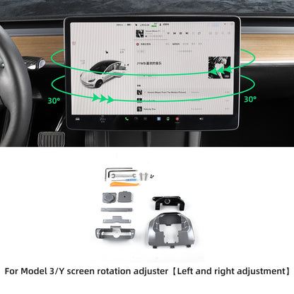For Tesla Model 3 Model Y Car Screen Rotation Bracket Interior Modification Accessories Central Control Screen Rotation Adjuster