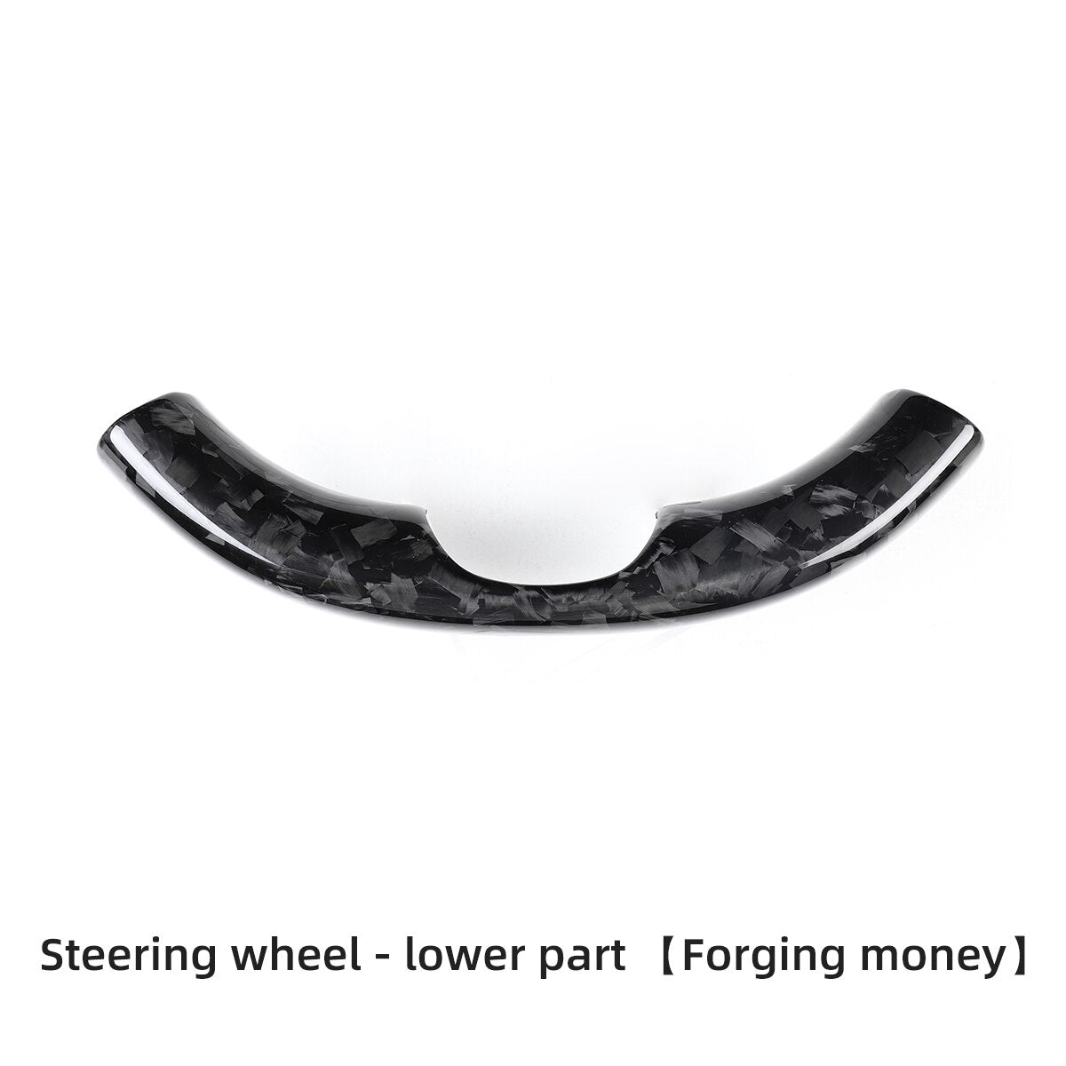 For Tesla Model3 Model Y 2021-2023 Car Steering Wheel Cover Carbon Fiber Steering Wheel Patch Modification Accessories