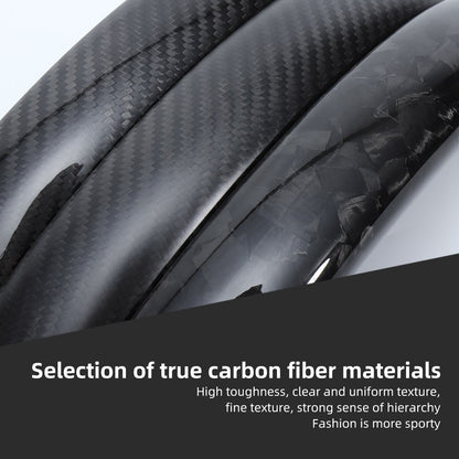 For Tesla Model3 Model Y 2021-2023 Car Steering Wheel Cover Carbon Fiber Steering Wheel Patch Modification Accessories