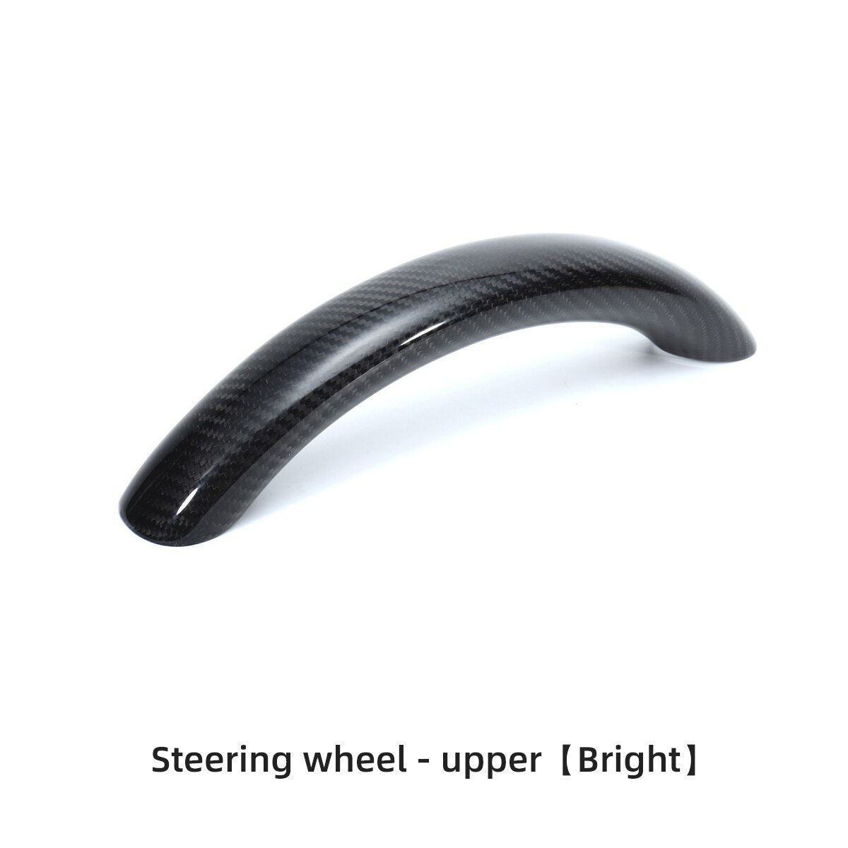 For Tesla Model3 Model Y 2021-2023 Car Steering Wheel Cover Carbon Fiber Steering Wheel Patch Modification Accessories