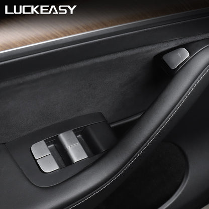 For Tesla Model3 ModelY 2017-2023 Window Lifting Button Decoration Patch Interior Accessories Car Window Switch Button Sticker