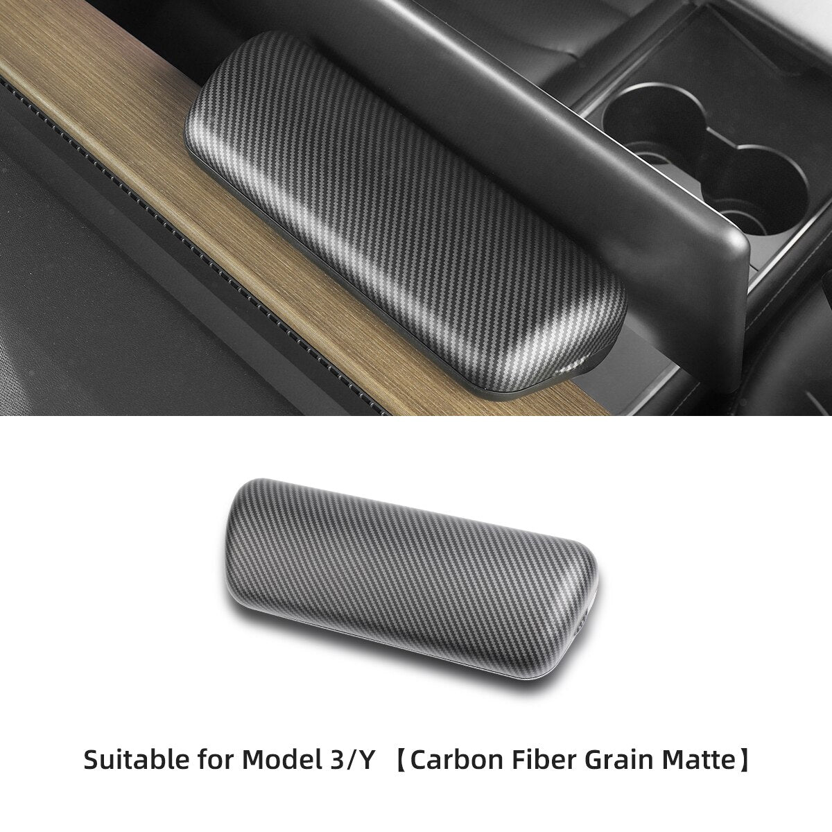 For Tesla Model3 ModelY 2021-2023 Car Modification Accessories ABS Glasses HolderStorage Box Dashboard Sunglasses Case Organizer