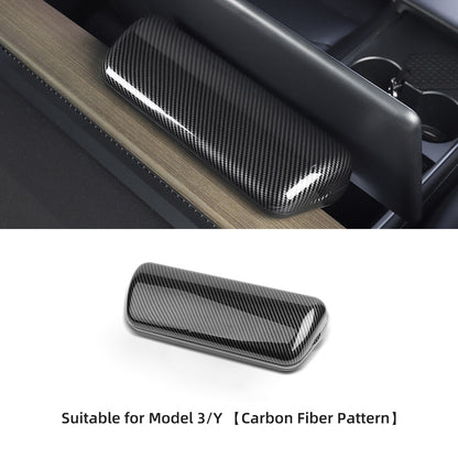 For Tesla Model3 ModelY 2021-2023 Car Modification Accessories ABS Glasses HolderStorage Box Dashboard Sunglasses Case Organizer