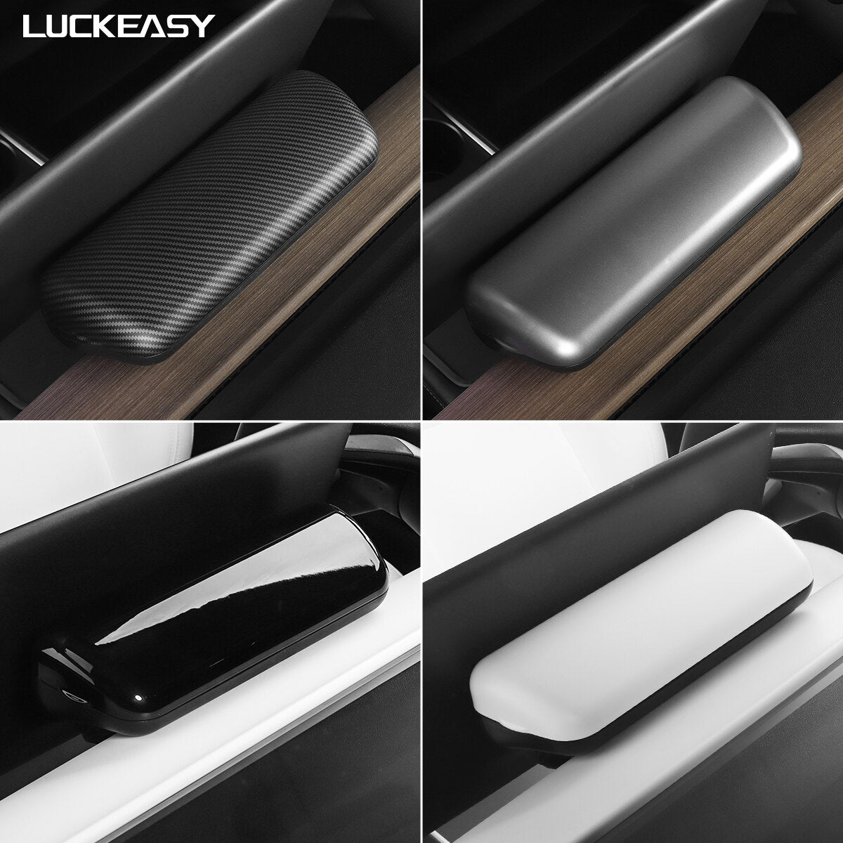 For Tesla Model3 ModelY 2021-2023 Car Modification Accessories ABS Glasses HolderStorage Box Dashboard Sunglasses Case Organizer