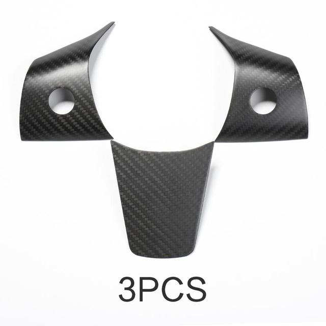 For Tesla Model3 model 3 Carbon Matte Window Button Center Control Door Lock Switch Complete Set Patch Car Accessories Interior