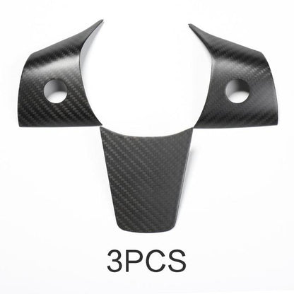 For Tesla Model3 model 3 Carbon Matte Window Button Center Control Door Lock Switch Complete Set Patch Car Accessories Interior