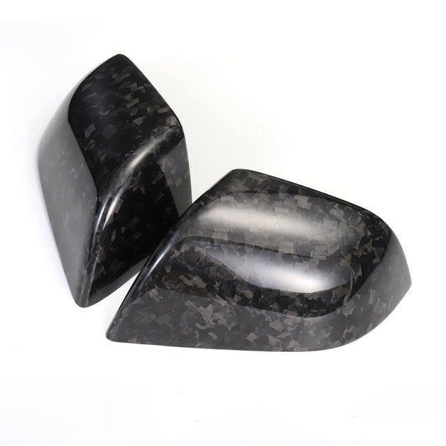 Forged Carbon Fiber Patch For Tesla Model 3 2021-2023 Steering Wheel Central Control Car Door Window Button Column Shift model3