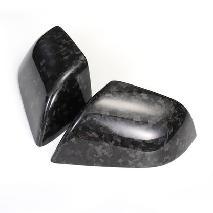 Forged Carbon Fiber Patch For Tesla Model 3 2021-2023 Steering Wheel Central Control Car Door Window Button Column Shift model3