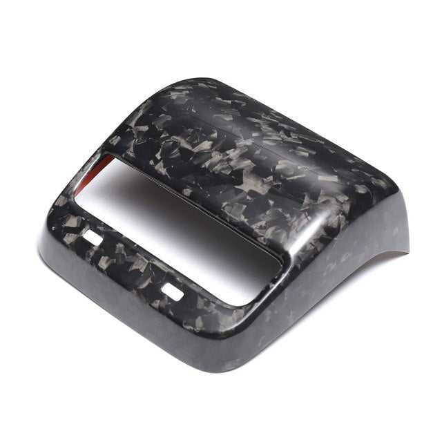 Forged Carbon Fiber Patch For Tesla Model Y 2021-2023 Car Steering Wheel Central Control Car Door Window Button Column Shift