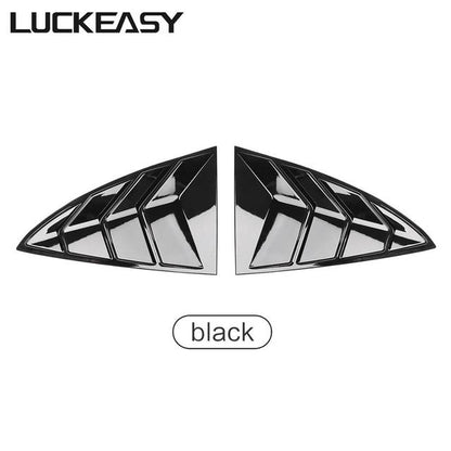 LUCKEASY Car Blinds Triangular Window For Tesla Model 3 Model3 2023 Modified Rear Door Shutter Decoration Exterior Accessories
