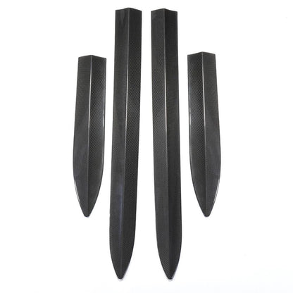 LUCKEASY Car Carbon Fiber Body Modified Decorative Strip For Tesla Model 3 Car Carbon Fiber Door Trim Model3 2017-2023 4pcs/Set