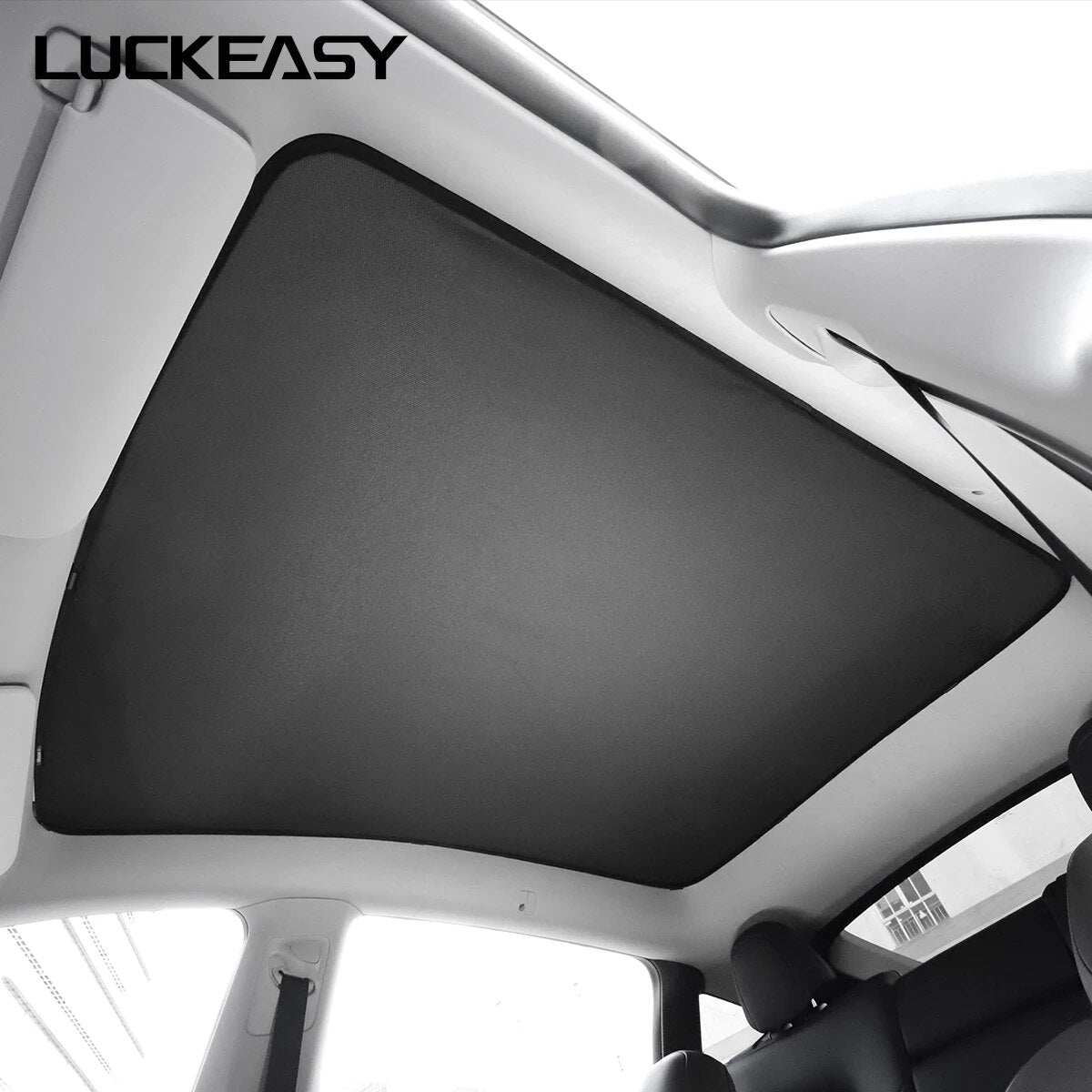 Car Sun Shade Net Sunroof Glass Sun Shade Net For Tesla Model Y 2020-2022 Sunscreen Cloth Interior Auto Accessories
