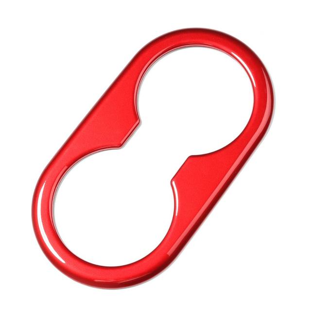 LUCKEASY For Tesla Model 3 2017-2020 Car Accessories ABS Decorate Cover Car ABS Rear Seat Cup Slot Decorative Patch