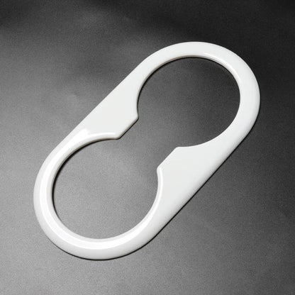 LUCKEASY For Tesla Model 3 2017-2020 Car Accessories ABS Decorate Cover Car ABS Rear Seat Cup Slot Decorative Patch