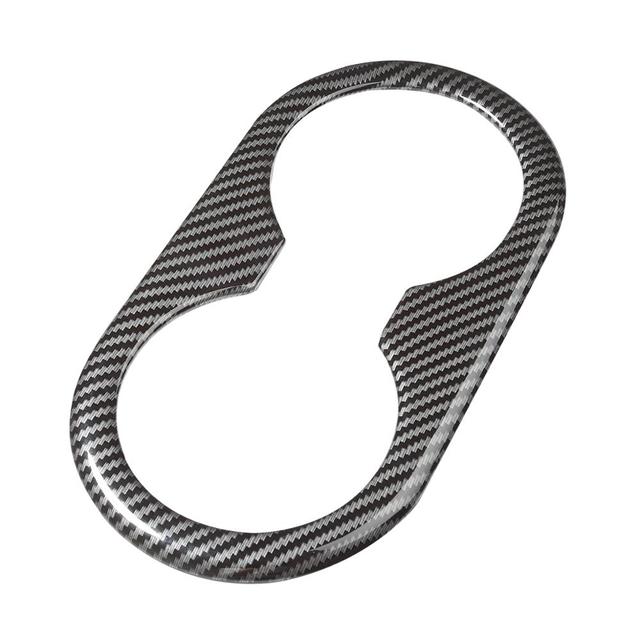 LUCKEASY For Tesla Model 3 2017-2020 Car Accessories ABS Decorate Cover Car ABS Rear Seat Cup Slot Decorative Patch