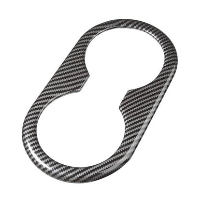 LUCKEASY For Tesla Model 3 2017-2020 Car Accessories ABS Decorate Cover Car ABS Rear Seat Cup Slot Decorative Patch
