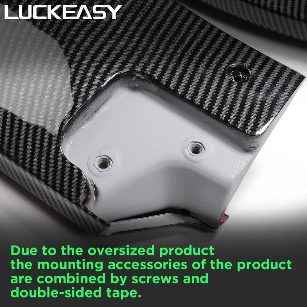 LUCKEASY For Tesla Model 3 2023 Exterior Modification Exterior Front Chassis Protection Car Head Chassis Decoration Accessories