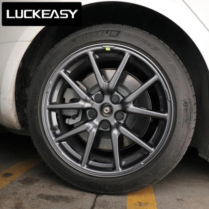LUCKEASY For Tesla Model 3 Model X Model S 2017-2023 Wheel Hub Screw Cover Kit Car Accessories Wheel Nut Caps 20Pcs/Set