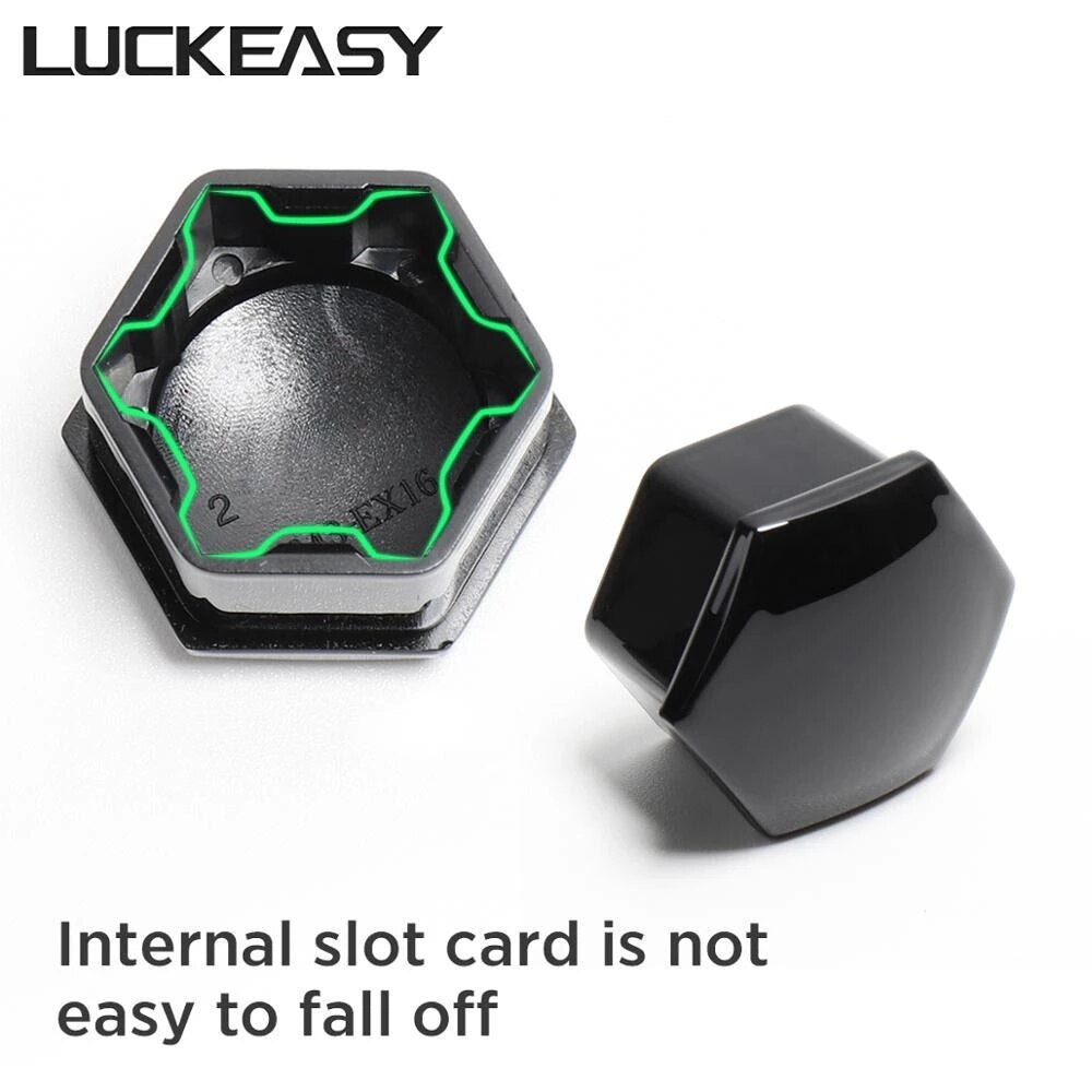 LUCKEASY For Tesla Model 3 Model X Model S 2017-2023 Wheel Hub Screw Cover Kit Car Accessories Wheel Nut Caps 20Pcs/Set